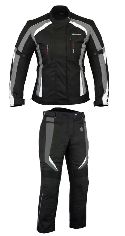 Dámska Moto Kombinéza Grey Vetruodolná-Vodeodolná