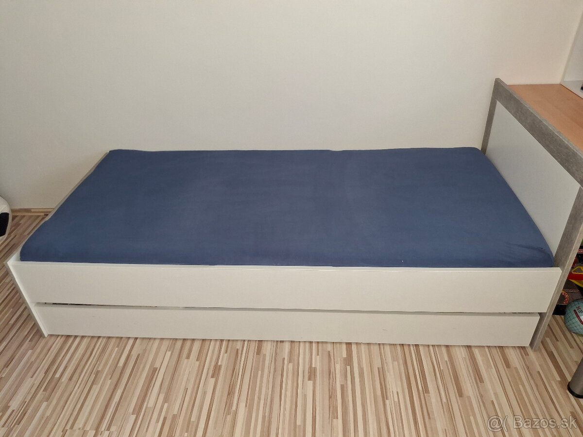 Detská posteľ 200x90cm s uložným priestorom