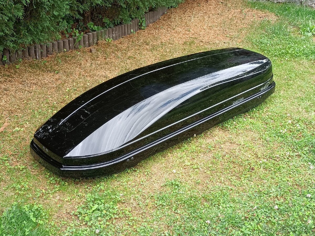 Strešný box 185cm - čierny lesklý