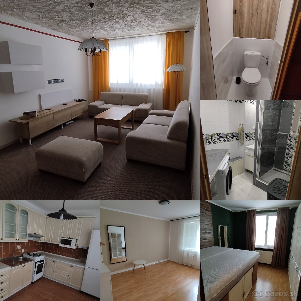 Prenájom 3 izbového bytu s balkónom - na Hlinách ,Trnava