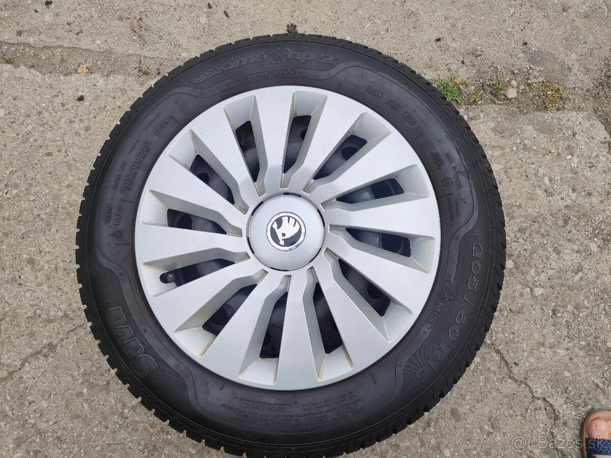Originál disk+pneu Škoda OctaviaIV 6Jx16,5x112,ET 46