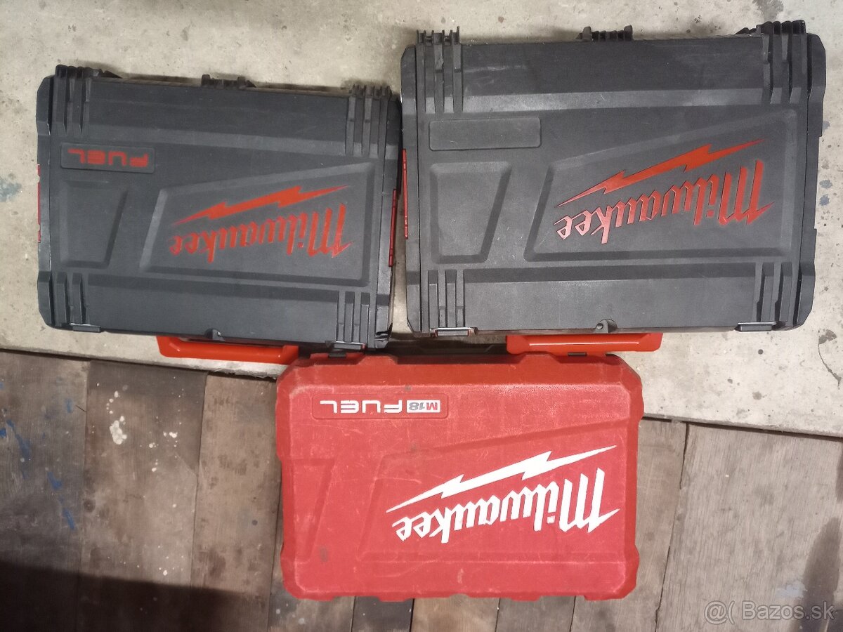 Predám 3x kufor Milwaukee