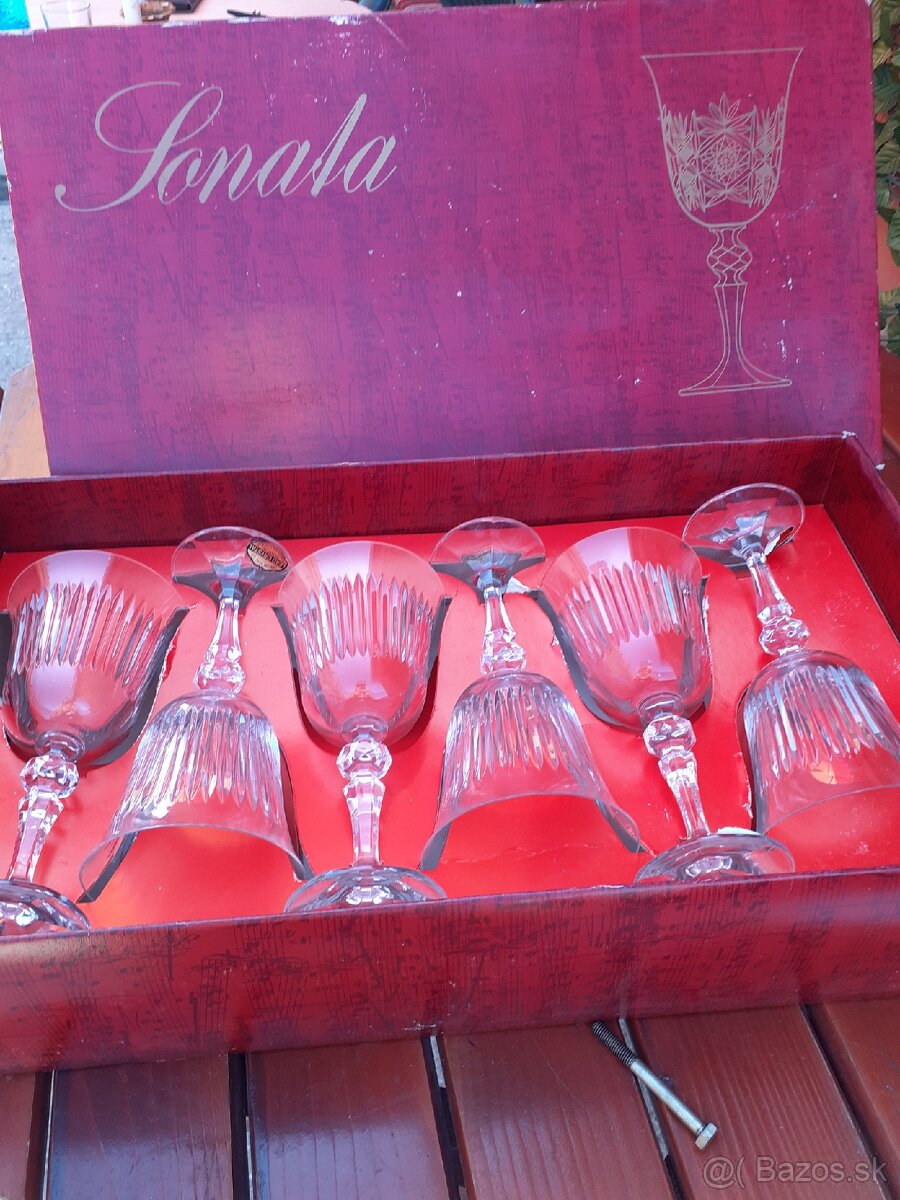 Predám krystálové poháre Sonata