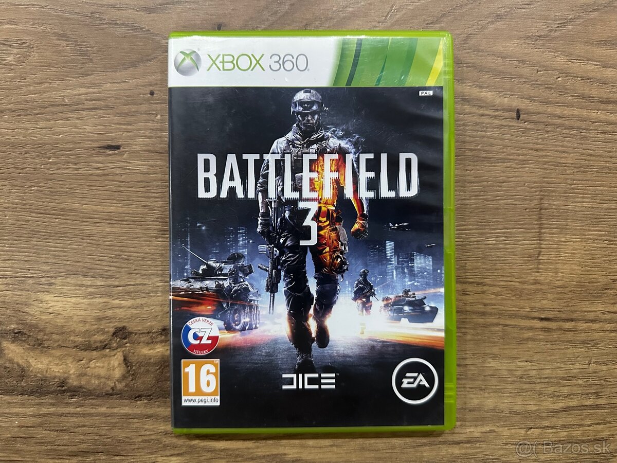 Hra XBOX 360 - Battlefield 3 CZ