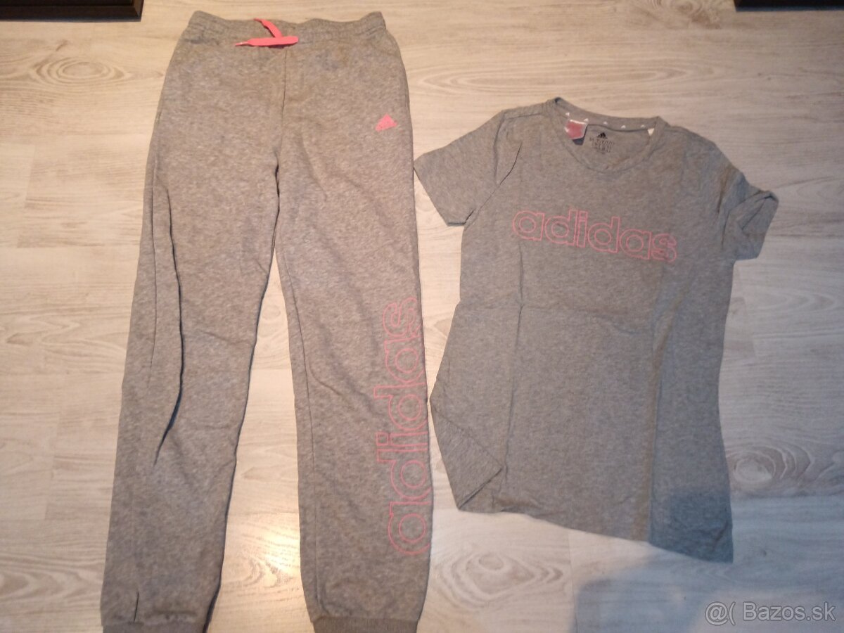 Tričko a tepláky veľ. 164 zn. Adidas