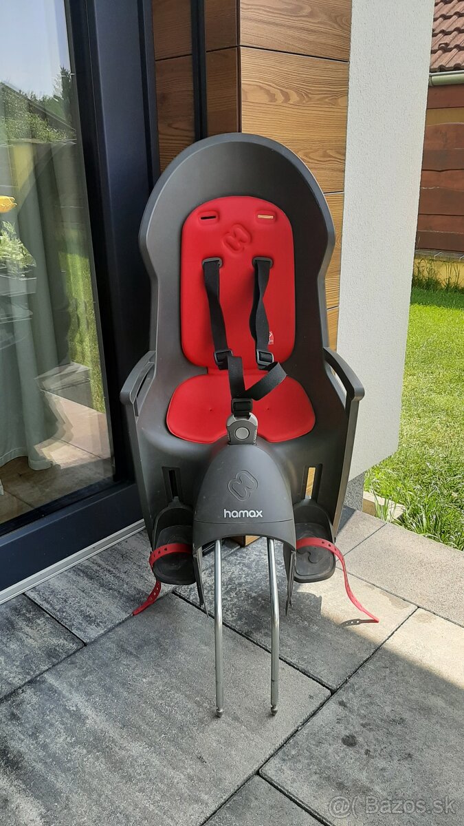Detská sedačka na bicykel HAMAX + domček na upevnenie