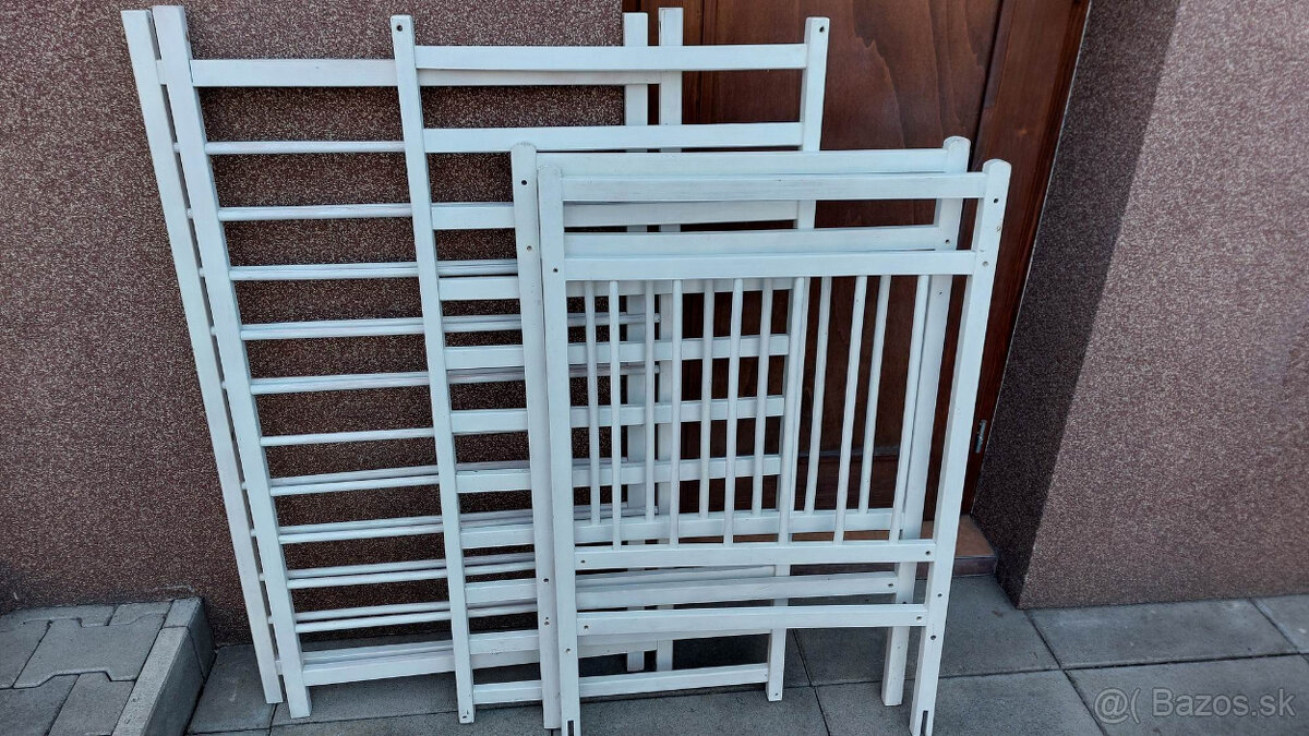 Cestovná + drevená postieľka