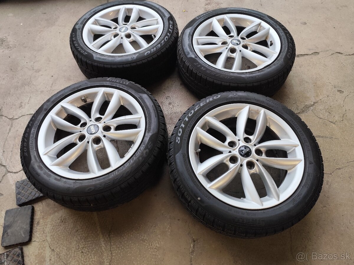 Mini sada alu+pneu 205/55 17"