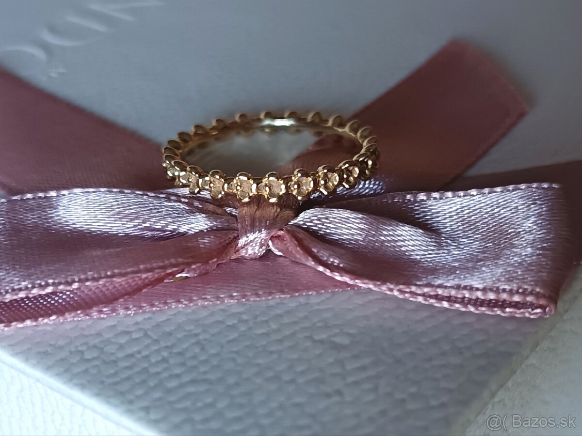 Pandora gold fialky v54