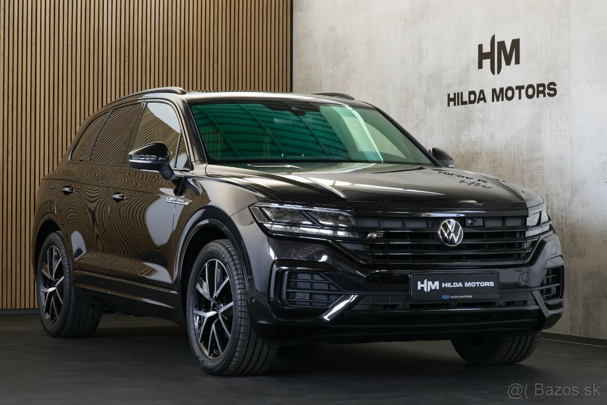 VW Touareg 3.0TDI 210kW R-line Tažné Webasto Pano HUD NightV