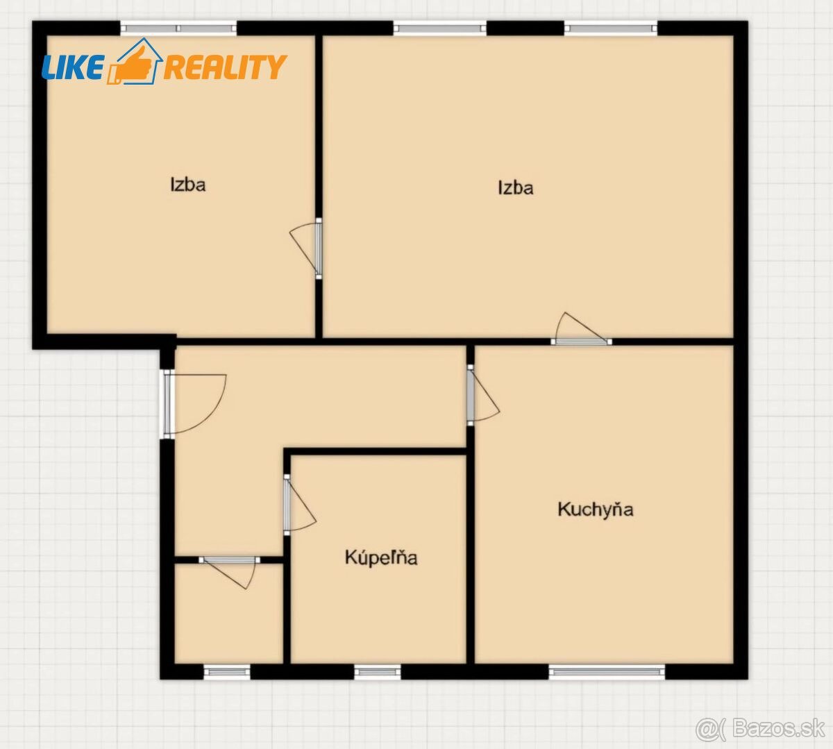 Tehový 2 izbový byt s vlastnou záhradkou Lipovec