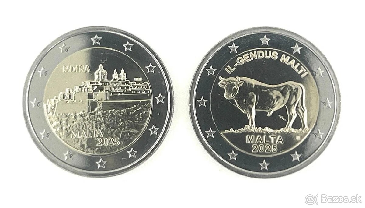 Kúpim Malta 2025 2€ mince