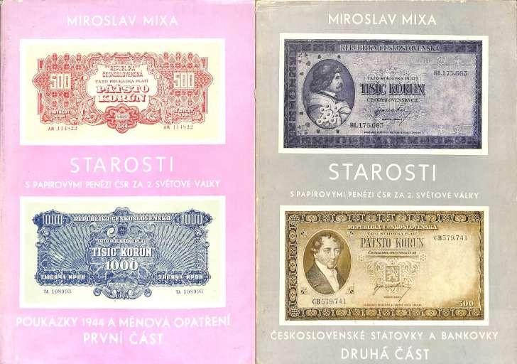 Starosti s papírovými penězi ČSR za 2, světové války I. II.