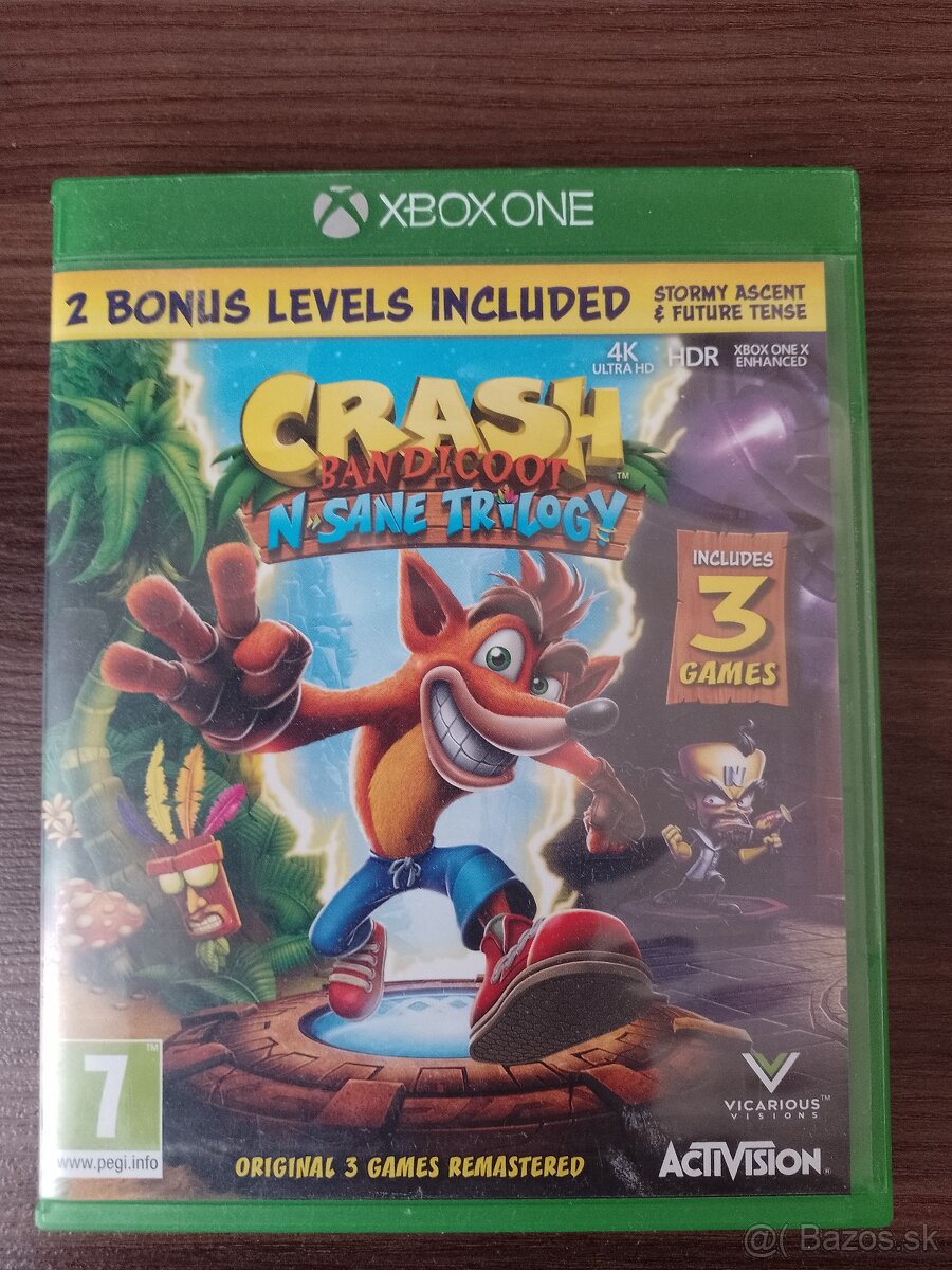 Predám crash bandicoot trilogy