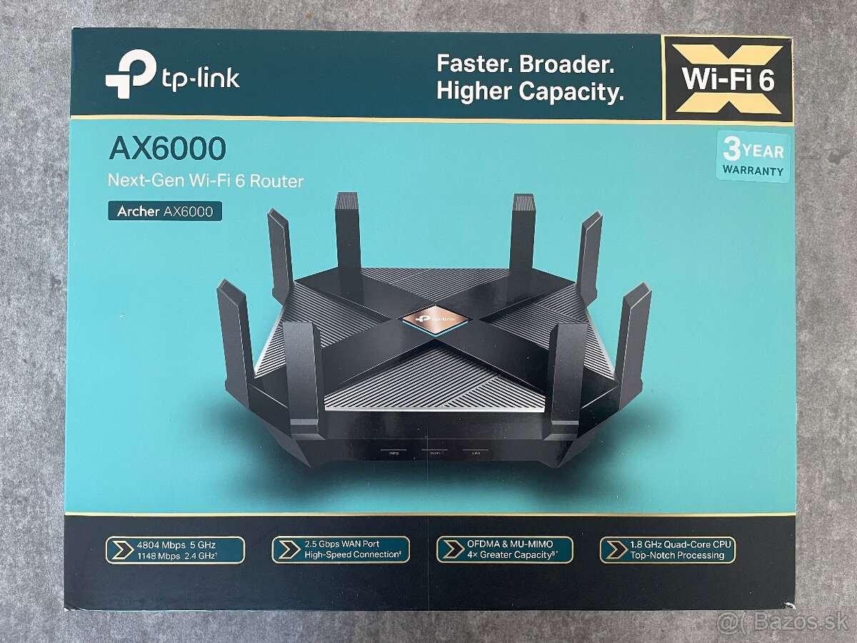 Wifi router TP-LINK Archer AX6000