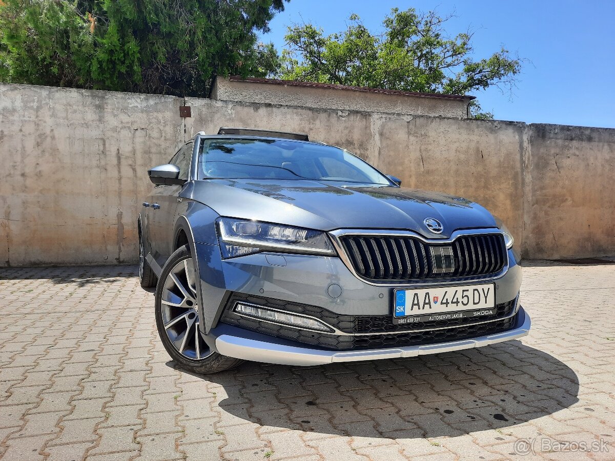 Škoda Superb Combi Scout 2,0TDI 140kW 7°AP 4×4 cena s DPH