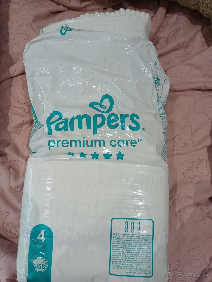 Plienky pampers premium care