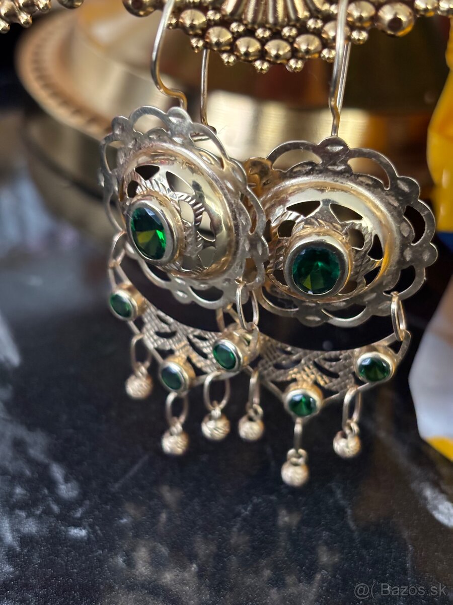 Zlate 14 k nausnice 585