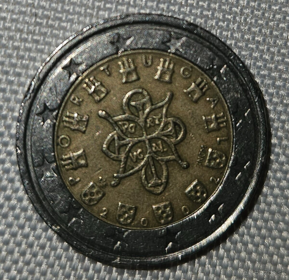 2€ minca Portugalsko 2002