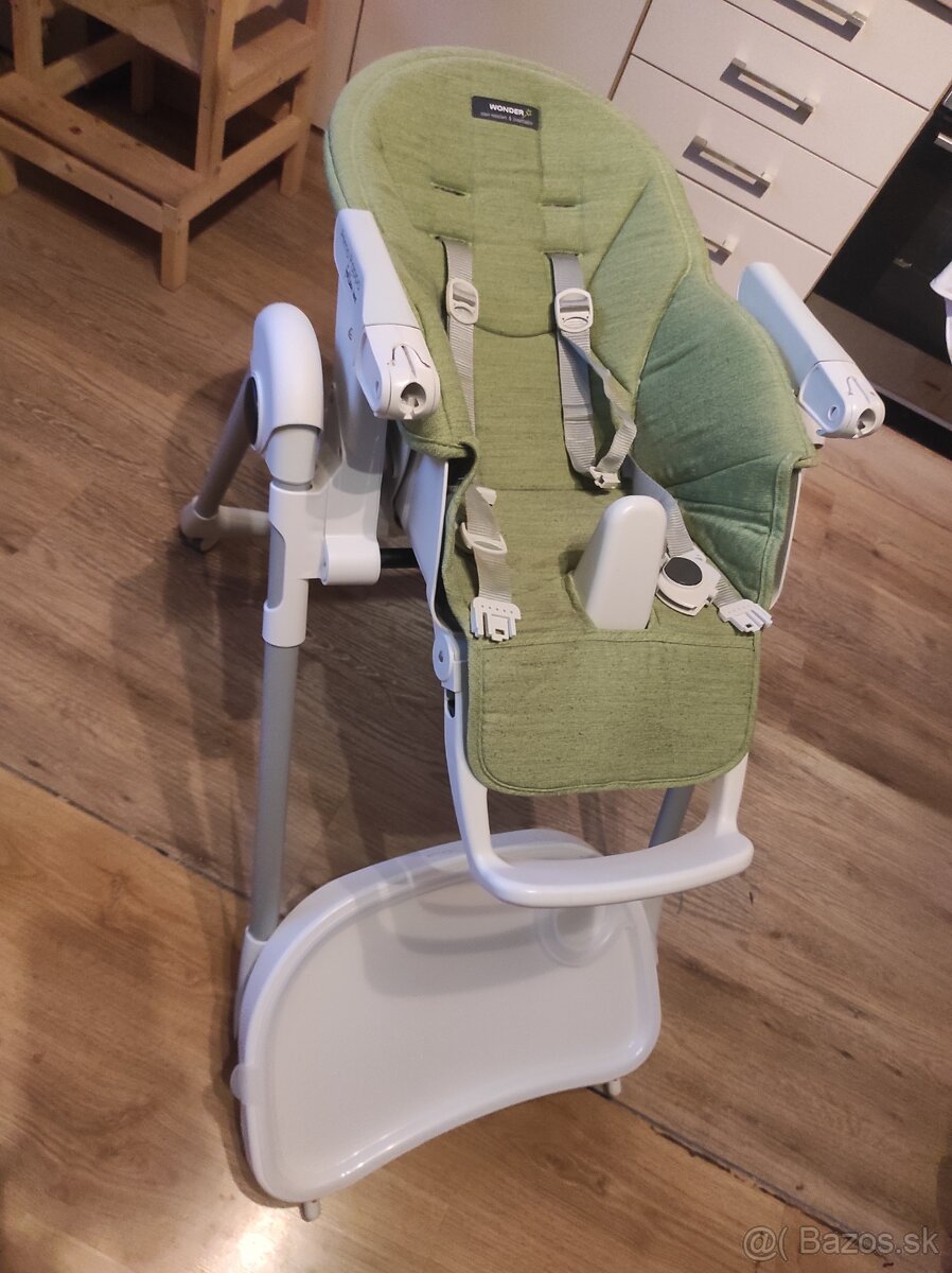 Polohovateľná jedálenská stolička Peg Perego