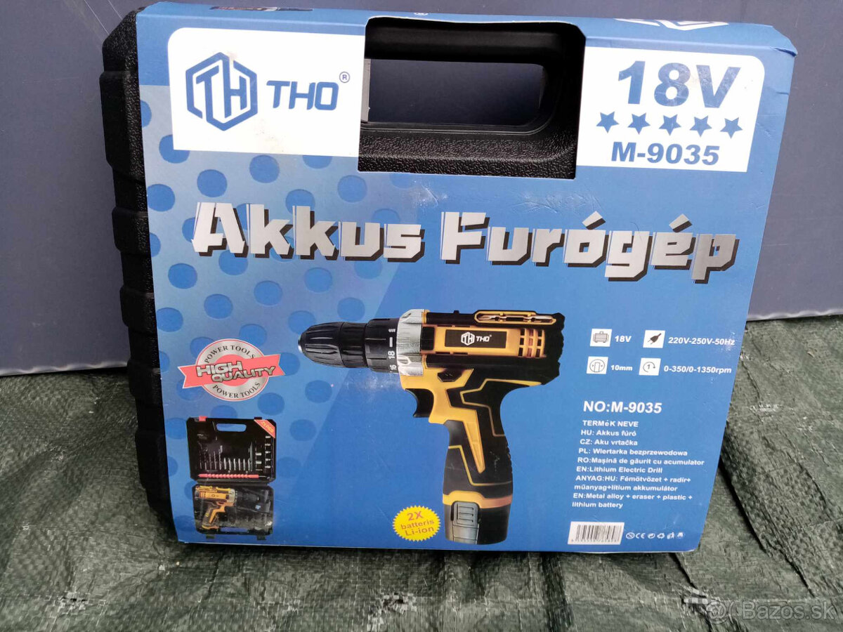 Vrtačka-šrobovačka uťahovačka