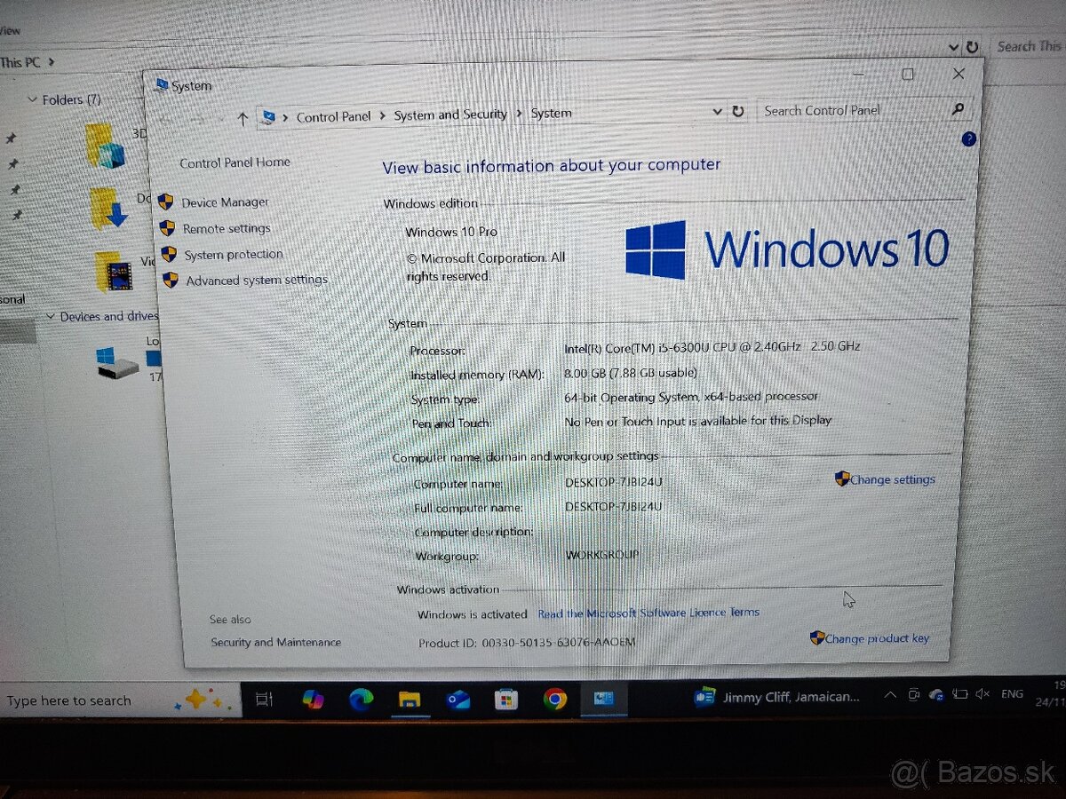Predám Dell latitude 7480