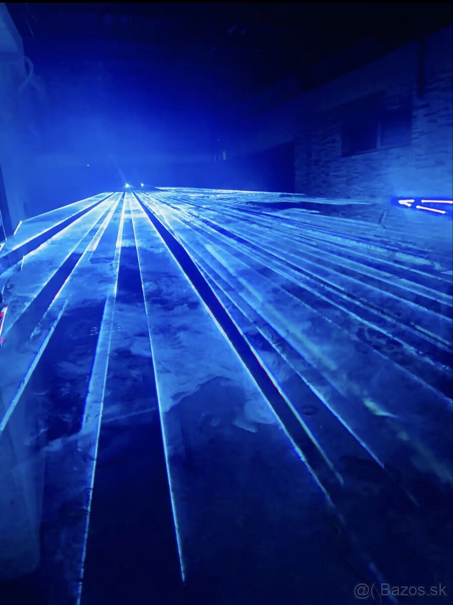 Laser RGB silný 5W - Bluetooth, plnofarebný