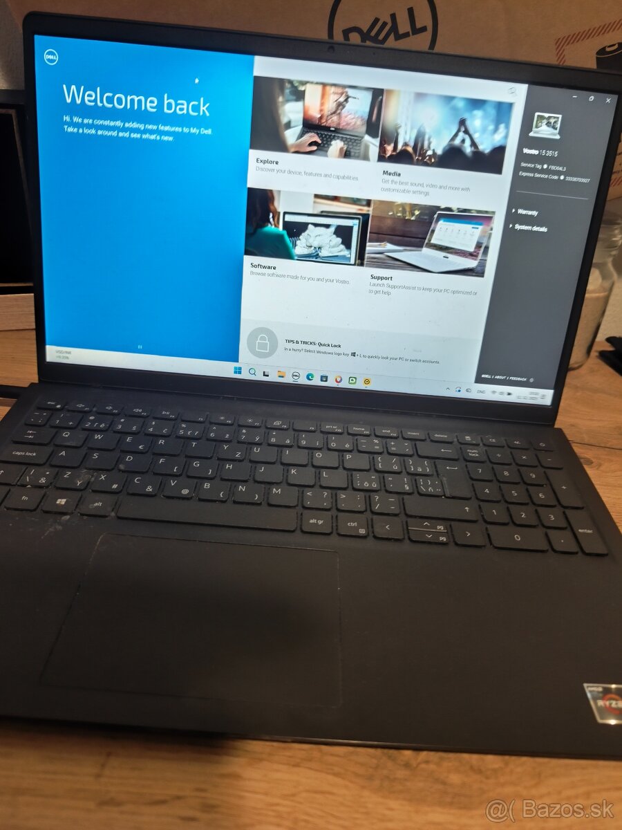 Predám notebook DELL VOSTRO 15 3515
