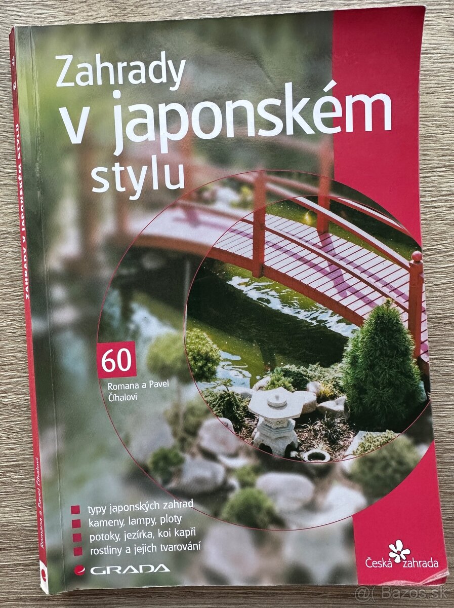 KNIHA Zahrady v japonském stylu za 2eur