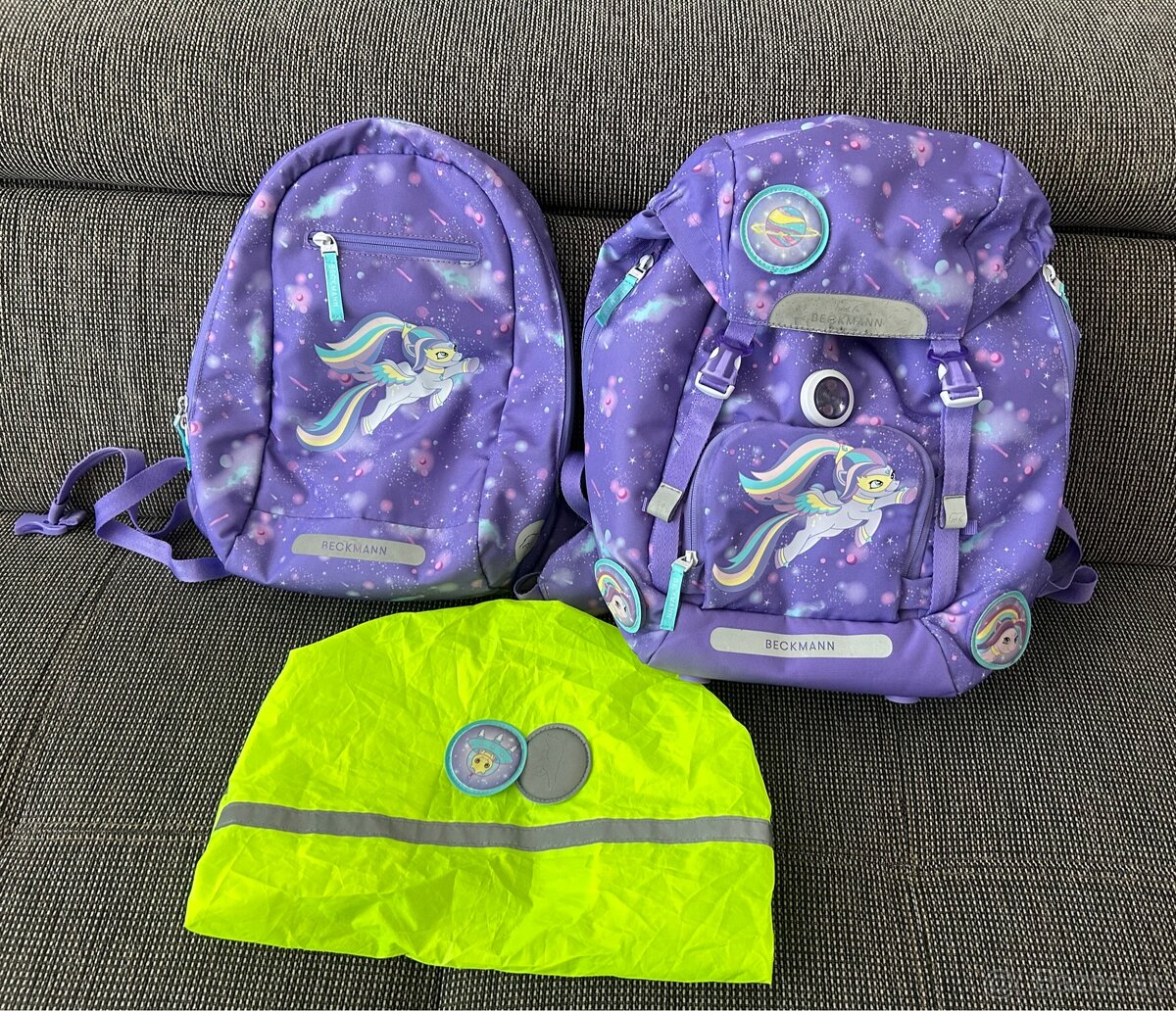 Školský batoh plus malý batoh Beckmann
