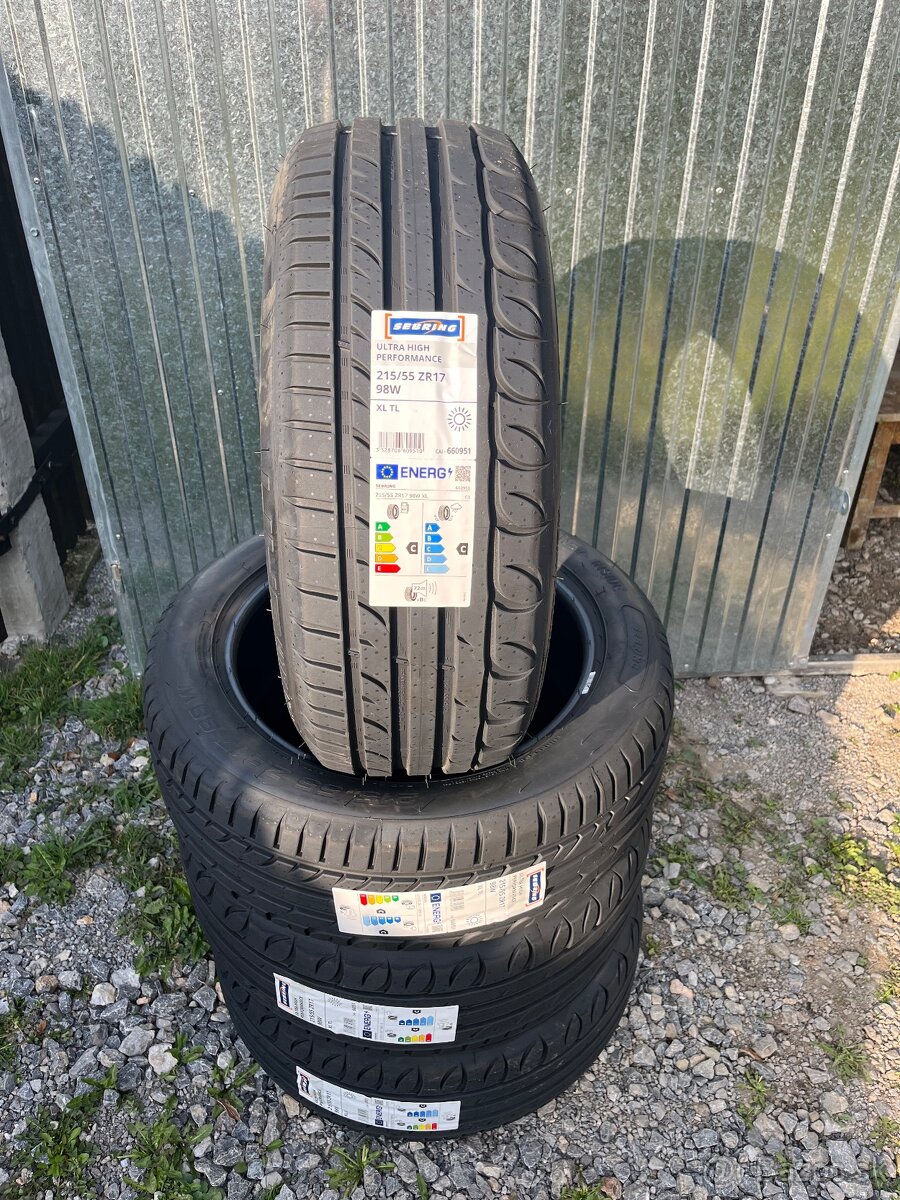 215/55R17 nové letné pneumatiky Sebring