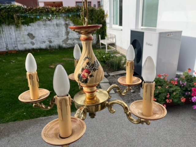 Luster starožitný 2 kusy