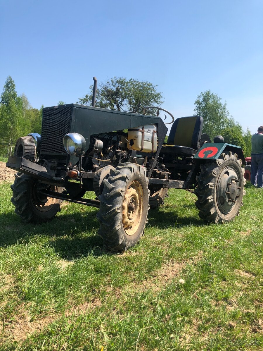 Malotraktor domácej výroby, hydraulika+navijak