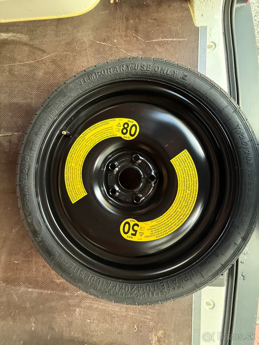 Dojazdové koleso VW 125/70r18