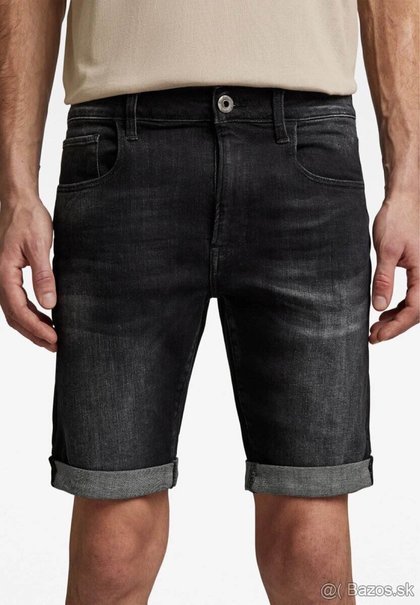 panske riflove sortky, kratasy g-star raw 3301 velkost W35