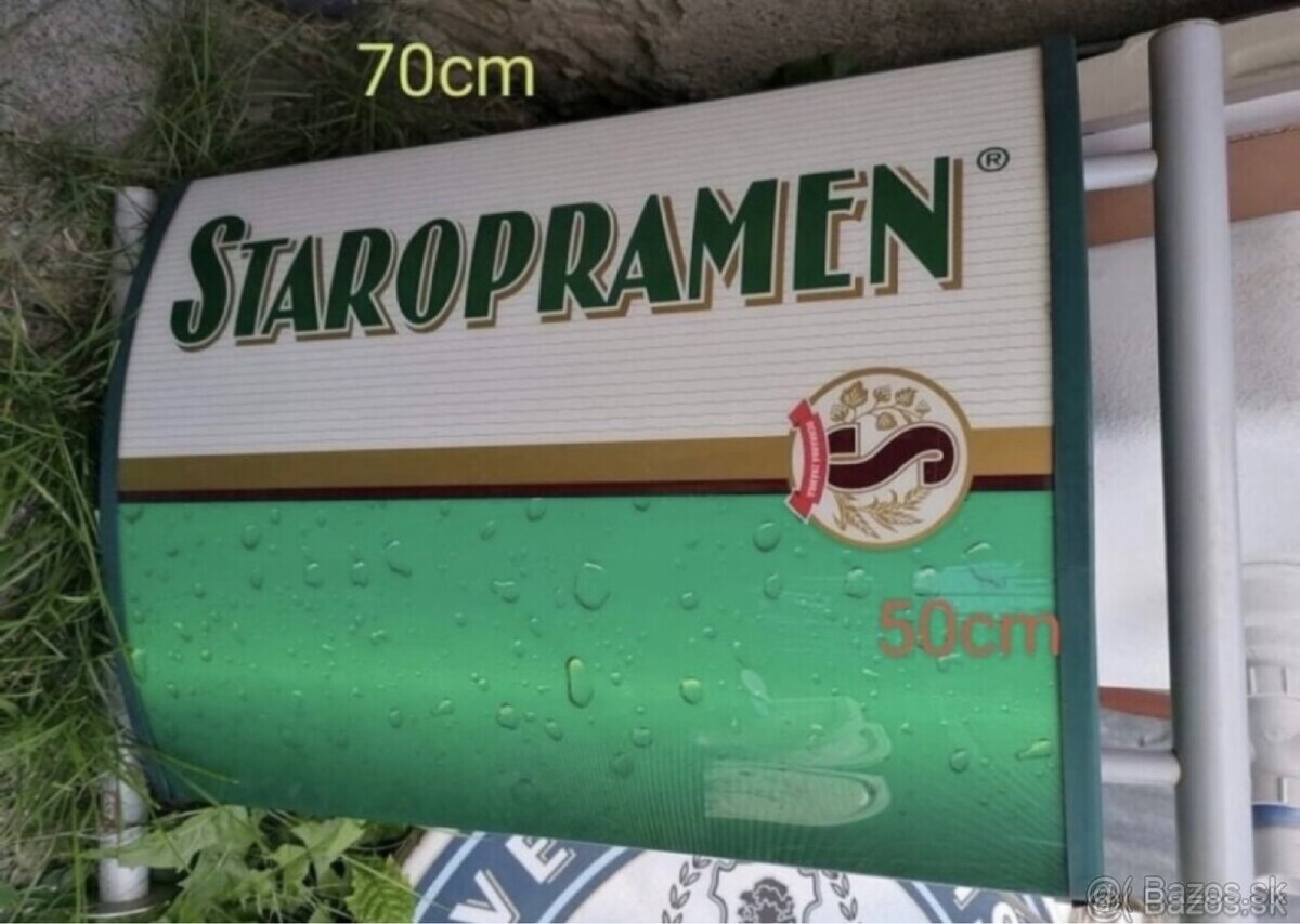 STAROPRAMEŇ svetelný reklamný pútač