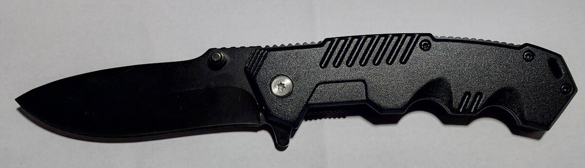 Vreckový nôž s poistkou BLACK KNIFE