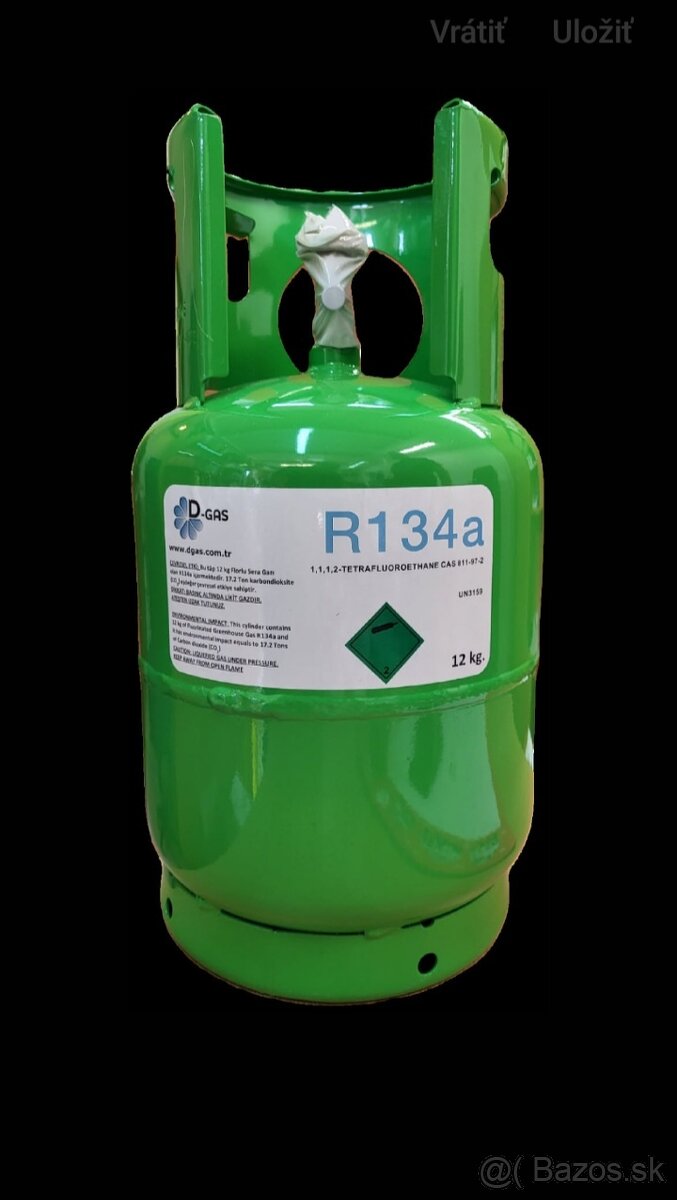 Nové Chladivo R 134a 12 kg