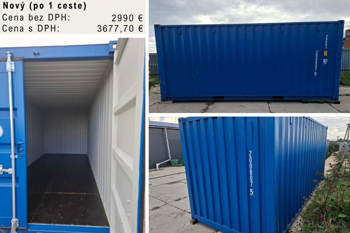 Lodný kontajner ako sklad - 20DC/6m + dovoz aj vyloženie
