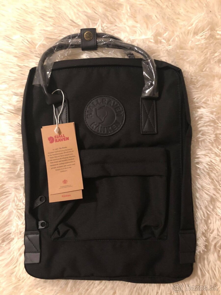 Batoh Fjällräven Kanken čierny s čiernymi prvkami