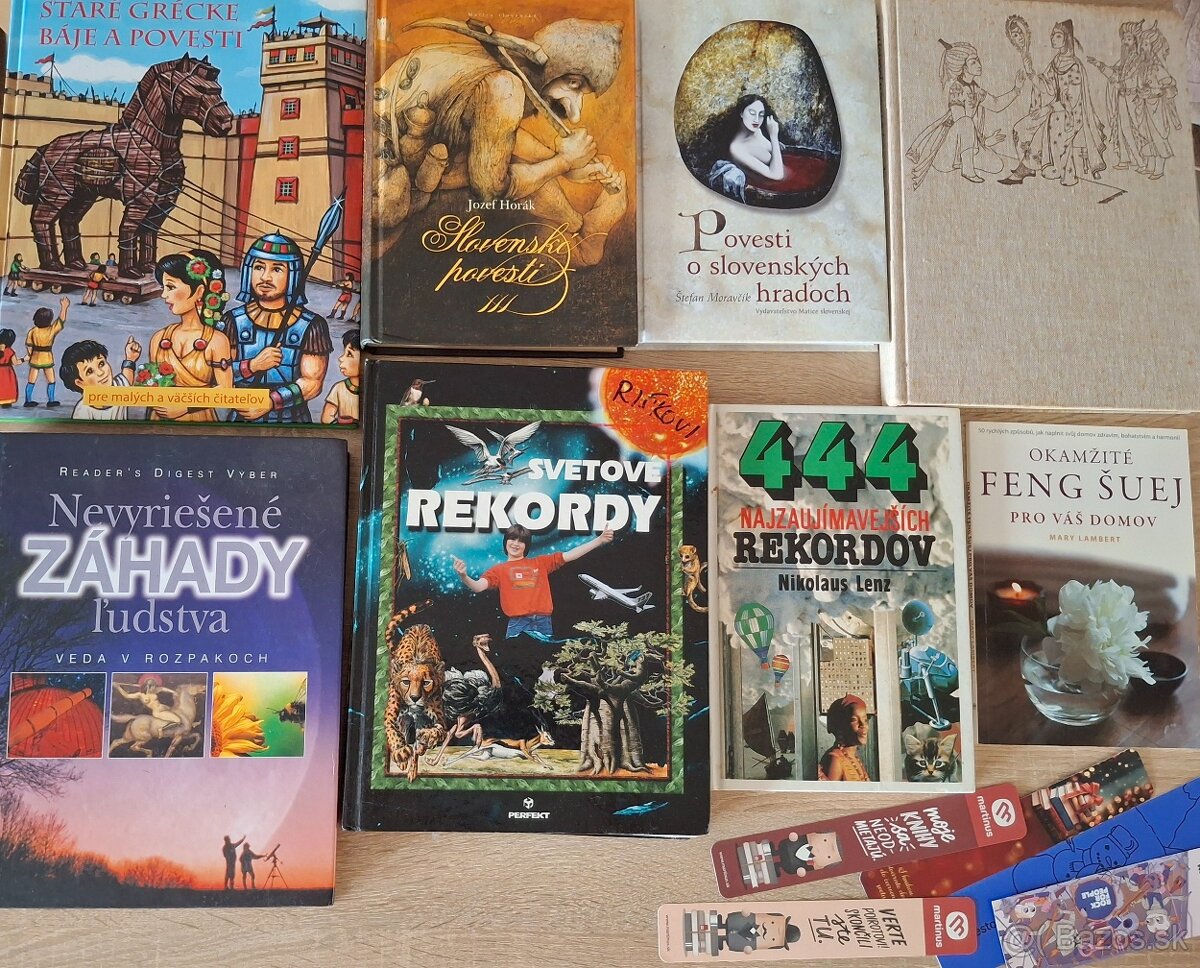 Knihy povesti,záhady,rekordy,feng šuej