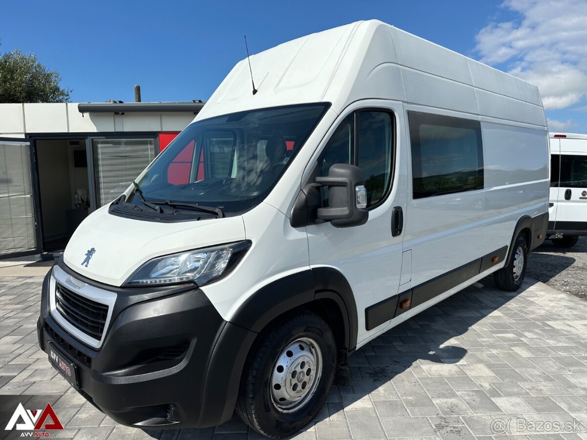 Peugeot Boxer 2.2 BlueHDi 165k L4H3 DK, 6-miestne, SR