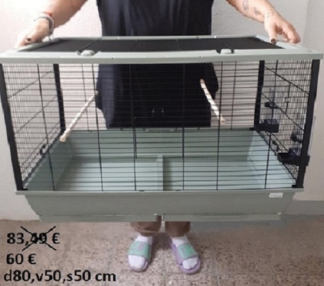 Klietka pre vtáky aj pre hlodavce 80 cm