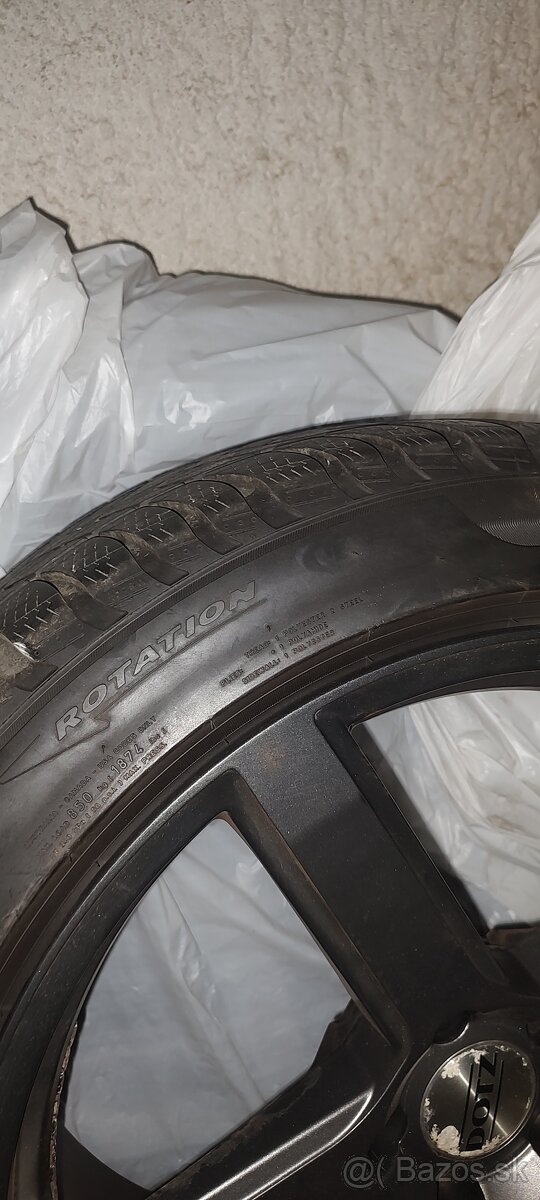 Predám alu disky dotz 245/45 r19 zimne Pirelli