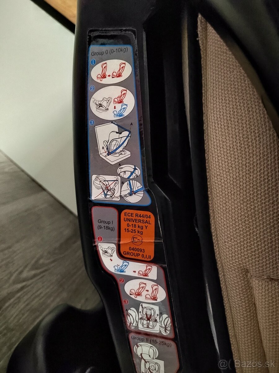 Autosedacka caretero combo 9-25kg