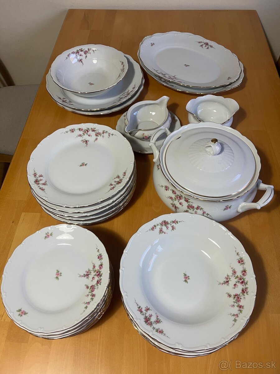 Obedova suprava porcelan