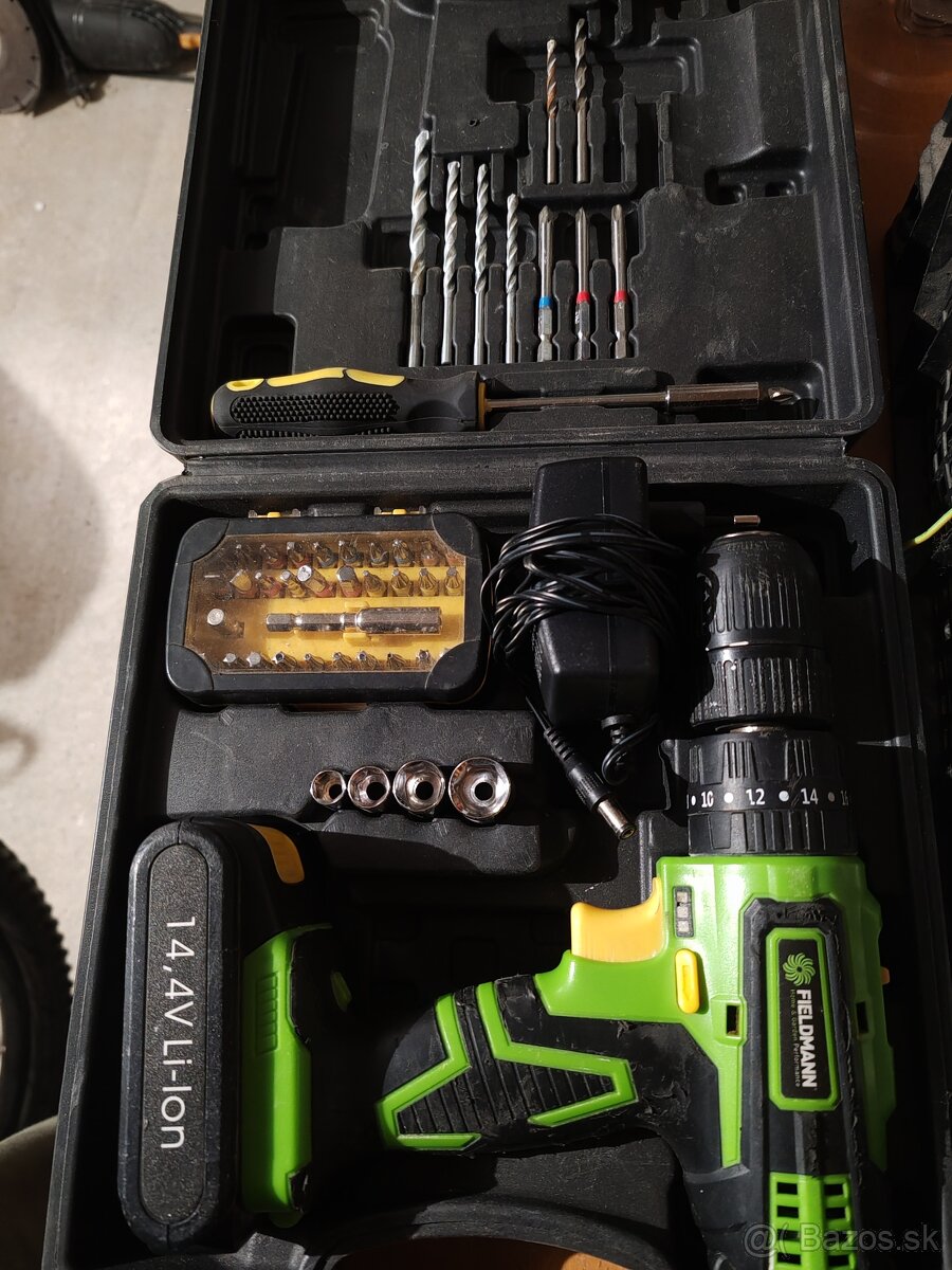 Fieldmann aku vŕtací skrutkovac