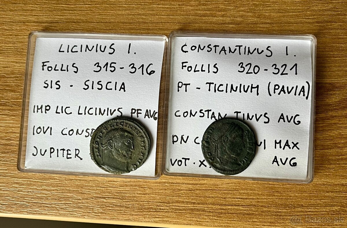 Rímske bronzové mince 2ks