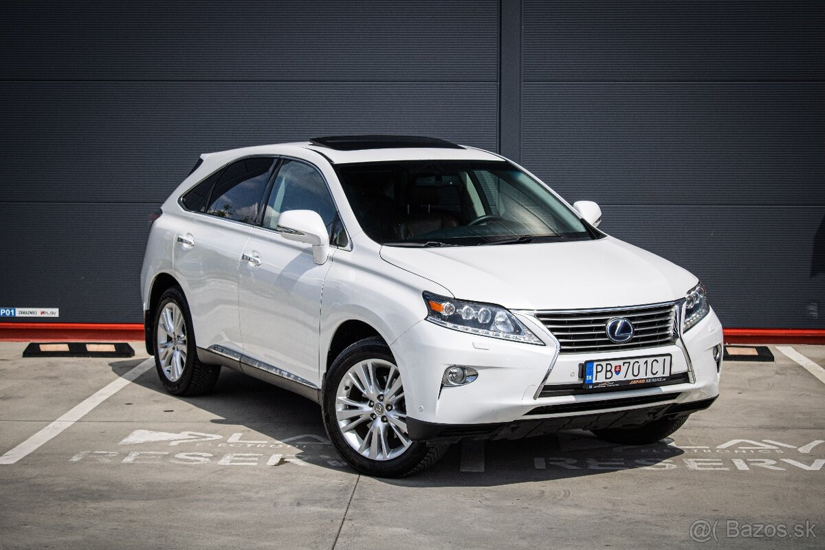 Lexus RX 450h Premium výbava, Slovenské, servisované