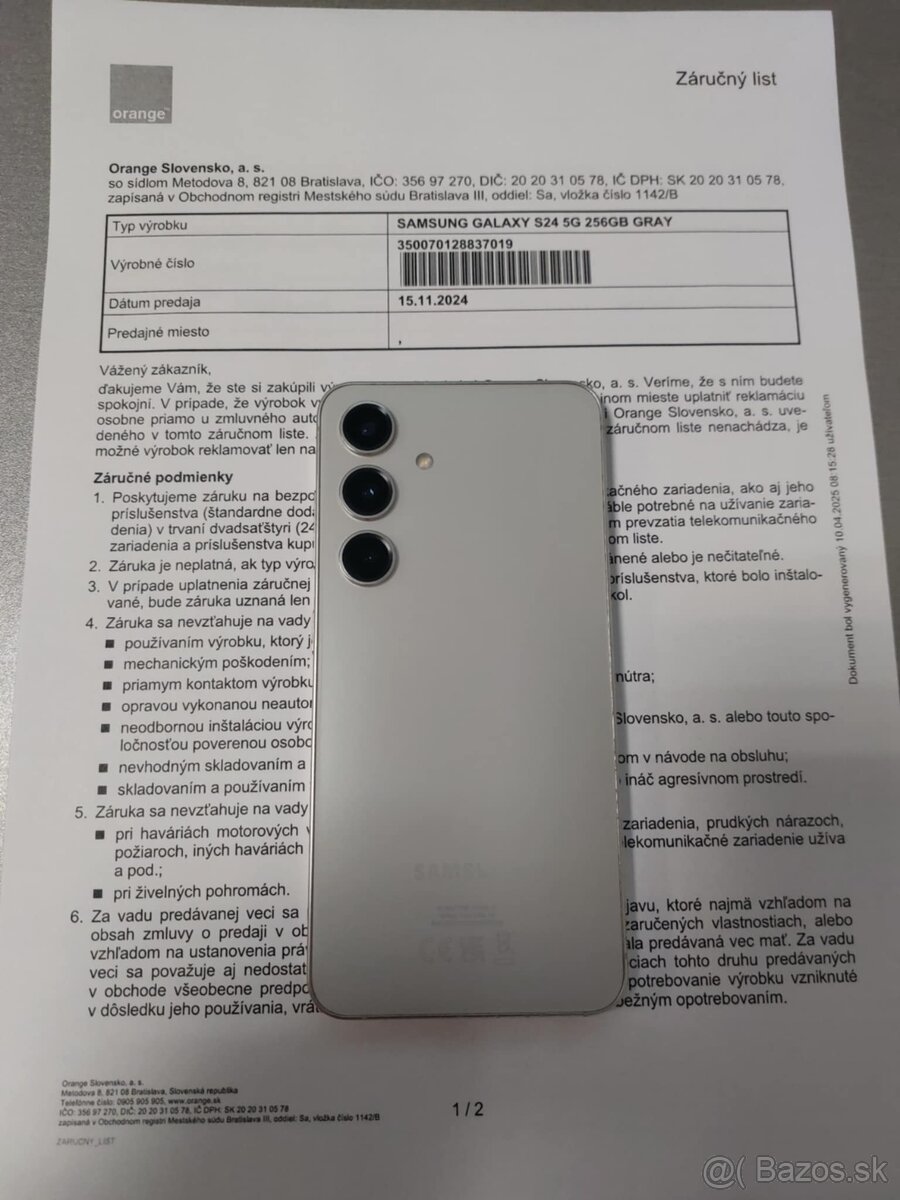 Samsung s24 256gb
